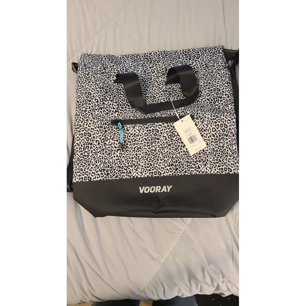 Vooray Flex Cinch Backpack Leopard‎ Durable & Water Resistant